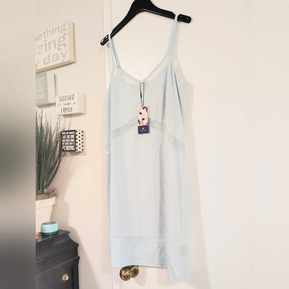 NWT Honeylove Blisswear Mesh Panel Sleep Chemise Women's XL Feminine Soft Flowy - Picture 5 of 8